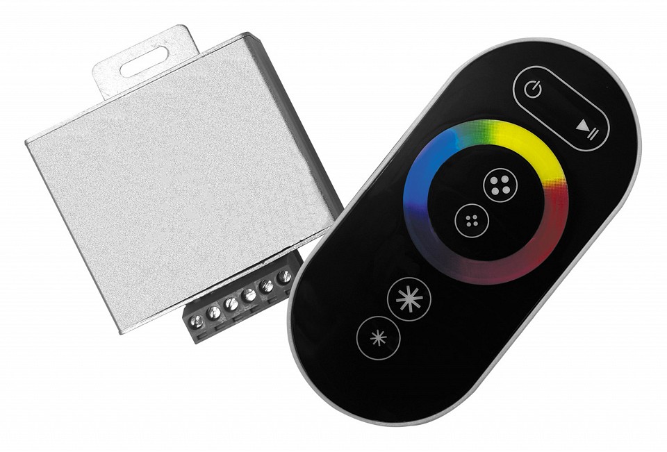 Контроллер-регулятор цвета rgb с пультом ду gauss  bt622