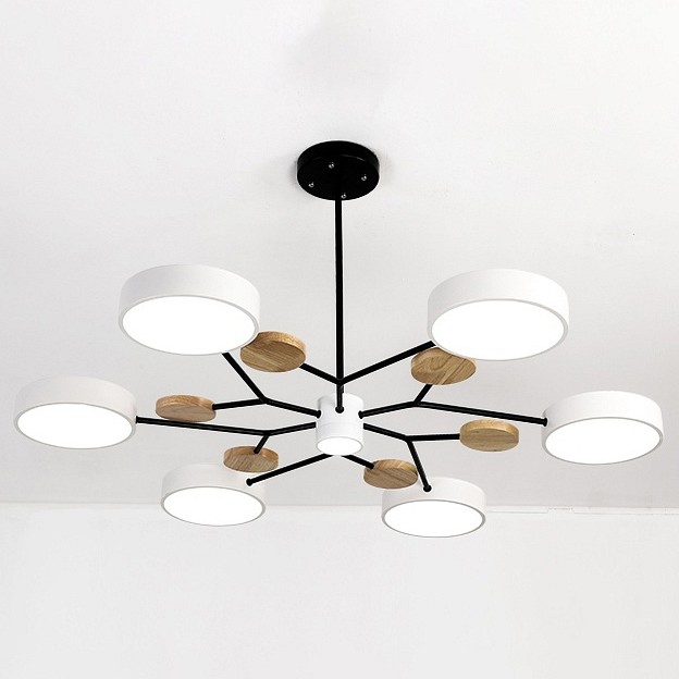 Люстра на штанге imperiumloft meade lamps white meade-01