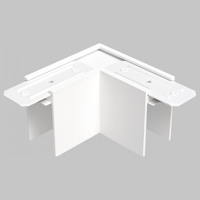Соединитель угловой l-образный для треков imex smart line il.0050.1002-wh