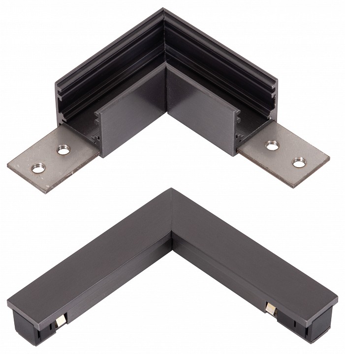 Соединитель угловой l-образный для треков накладных lucide linial 55900/19/08