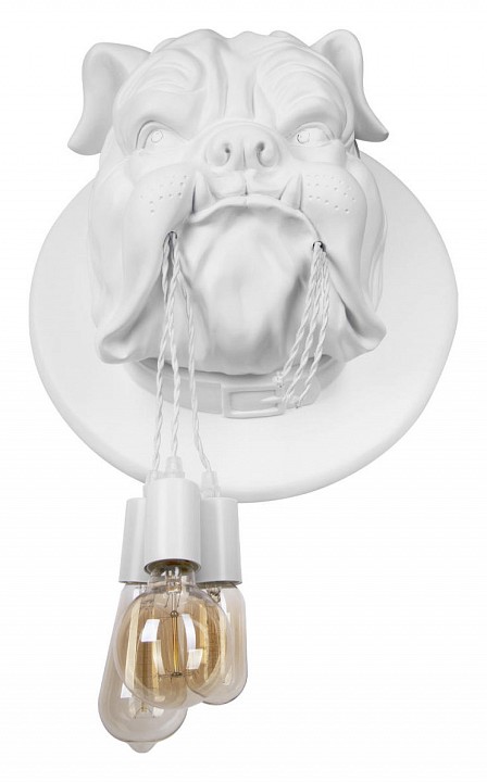 Бра loft it bulldog 10177 white