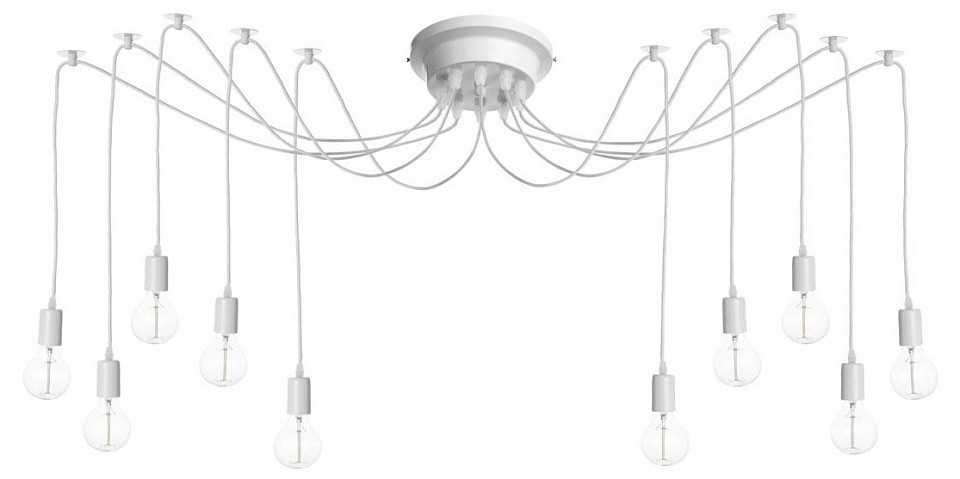Подвесная люстра loft it spider loft1162w/10