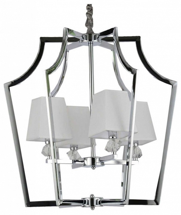 Подвесная люстра lumina deco montero ldp 1249-4 chr+wt