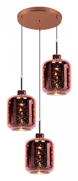 Подвесной светильник lumina deco alacosmo ldp 6811-3 rd r.gd