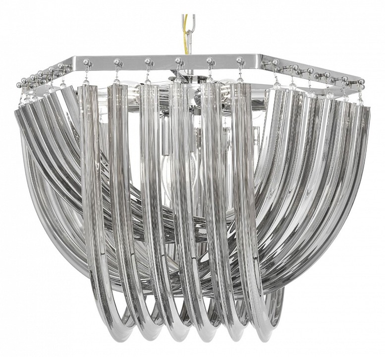Подвесная люстра lumina deco boscone ldp 7044-550 chr+gy
