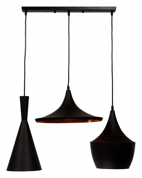 Подвесной светильник lumina deco foggi ldp 7712-3 pr bk