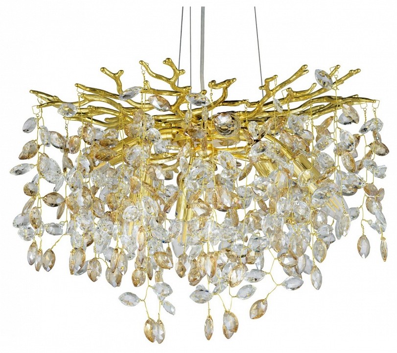 Подвесная люстра lumina deco brevia ldp 8027-600 gd