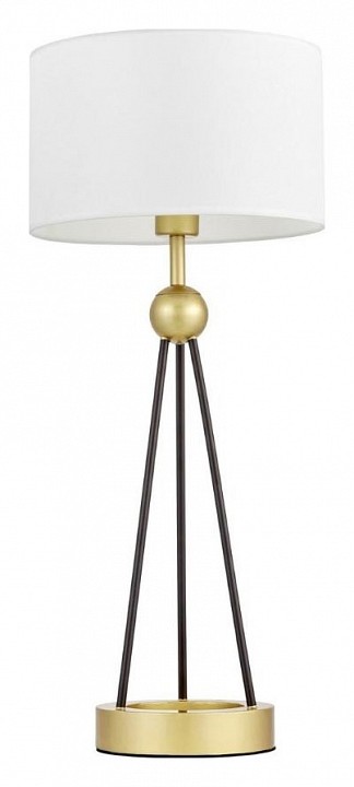 Настольная лампа декоративная lumina deco belforte ldt 5527 gd+wt