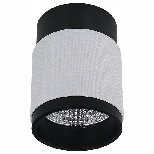 Накладной светильник iledex delta 1955-10w-3000k-36 bk+wh