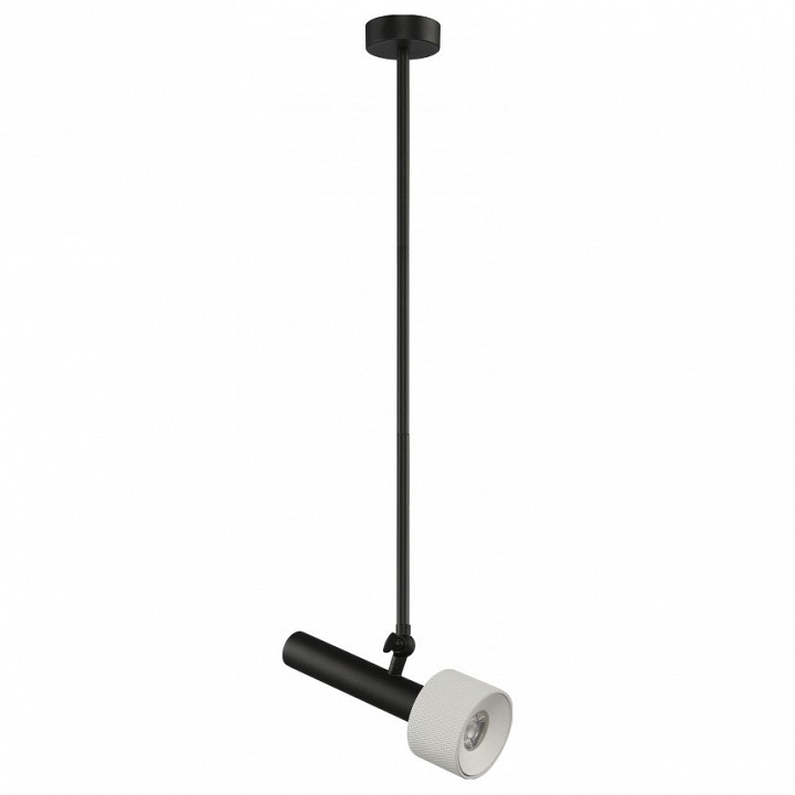 Светильник на штанге iledex delta 2361-1 bk+wh