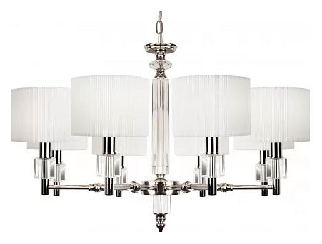 Подвесная люстра ilamp alexa p2404-8 nickel