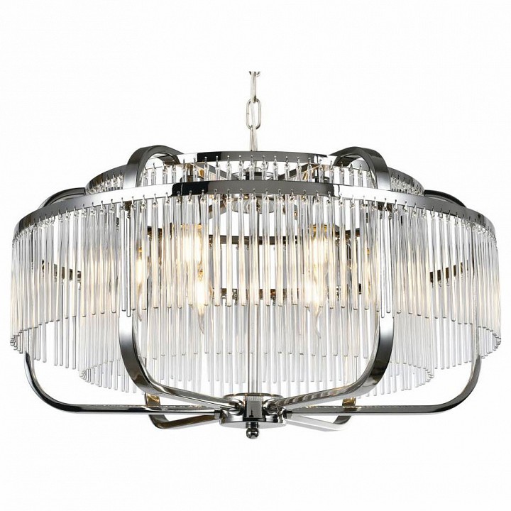 Подвесная люстра ilamp qeens p9574-6 cr+cl