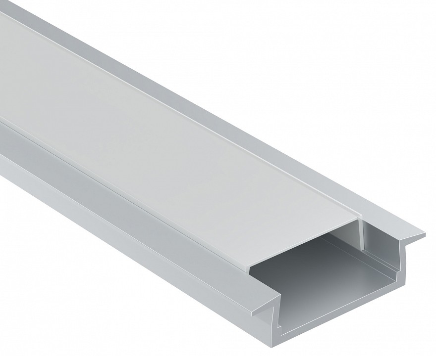 Профиль встраиваемый maytoni алюминиевый профиль alm004s-2m