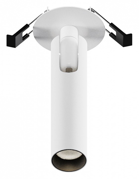 Встраиваемый светильник на штанге maytoni focus t c141rs-l125-6w3k-w