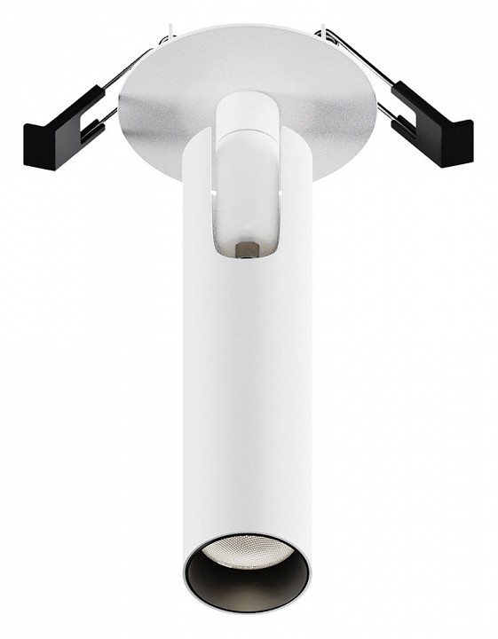 Встраиваемый светильник на штанге maytoni focus t c141rs-l125-6w4k-w