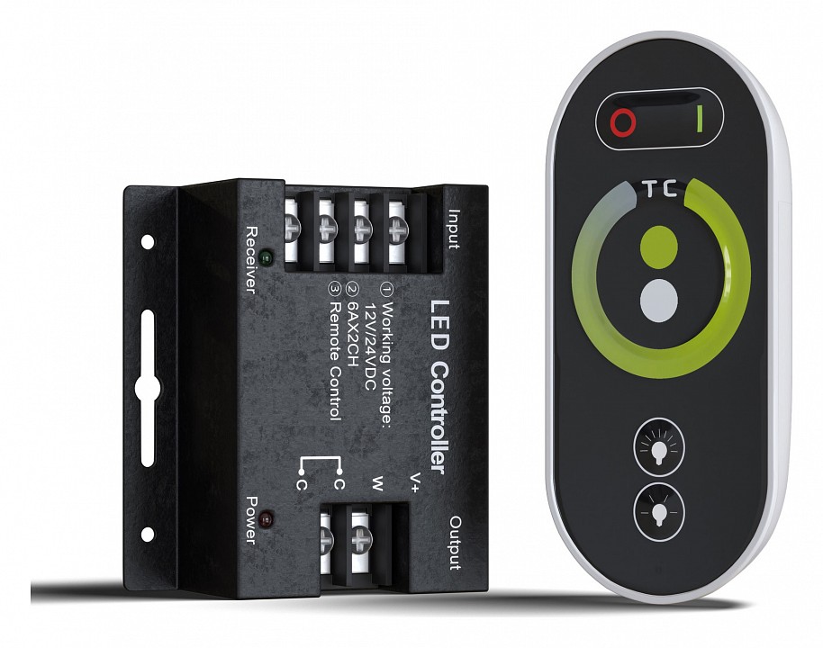 Контроллер-регулятор цт с пультом ду maytoni led strip clm004