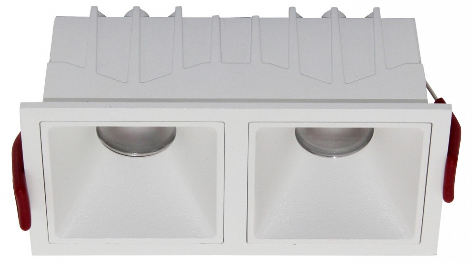 Встраиваемый светильник maytoni alfa dl043-02-10w4k-d-sq-w