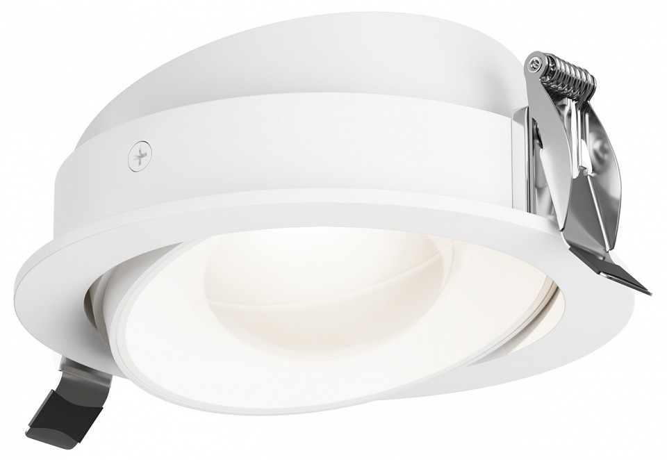 Встраиваемый светильник maytoni lens dl105-12w3k-w