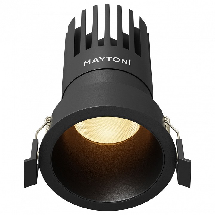 Встраиваемый светильник maytoni dip dl118-15w-2.7k-b