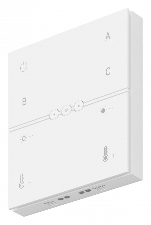 Панель универсальная сенсорная накладная maytoni smart home drc034-8-w