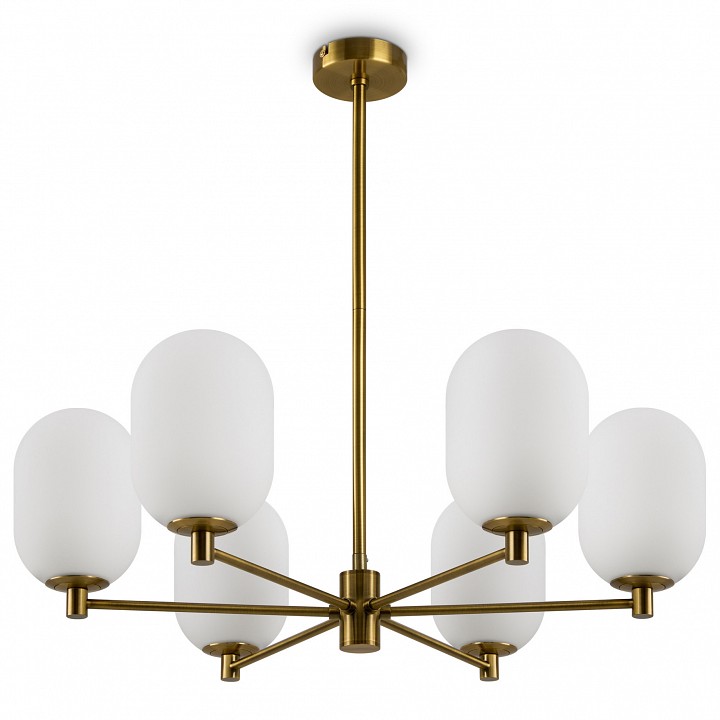 Люстра на штанге freya sharlot fr1012pl-06bs