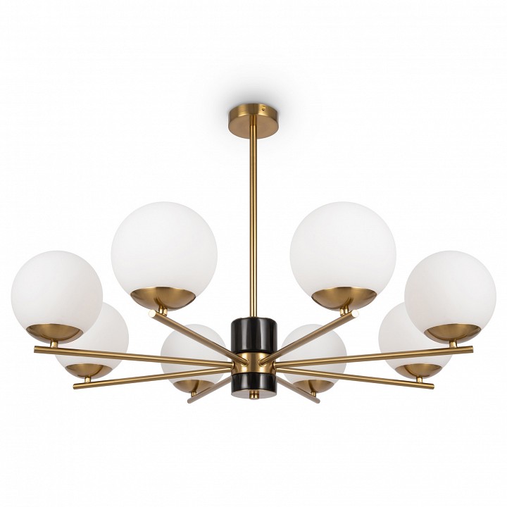 Люстра на штанге freya marble fr5230pl-08bs