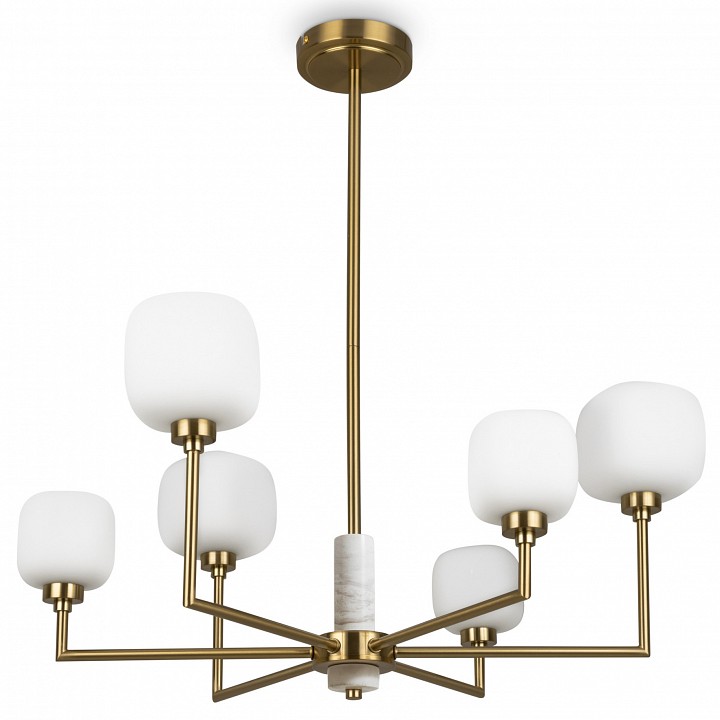 Люстра на штанге freya tender fr5373cl-06bs