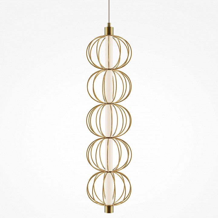 Подвесной светильник maytoni golden cage mod216pl-l10g3k