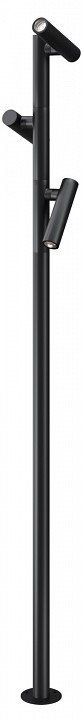 Наземный высокий светильник maytoni torq o494fl-l30b3k
