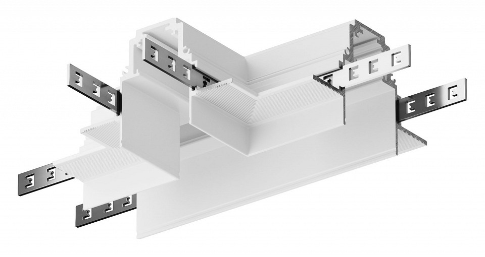 Соединитель t-образный для треков накладных maytoni accessories for tracks gravity tra010ct-42w