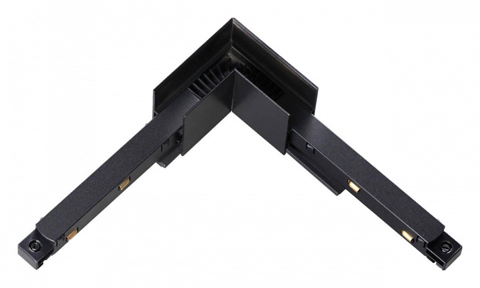 Соединитель угловой l-образный для треков накладных novotech flum 135122