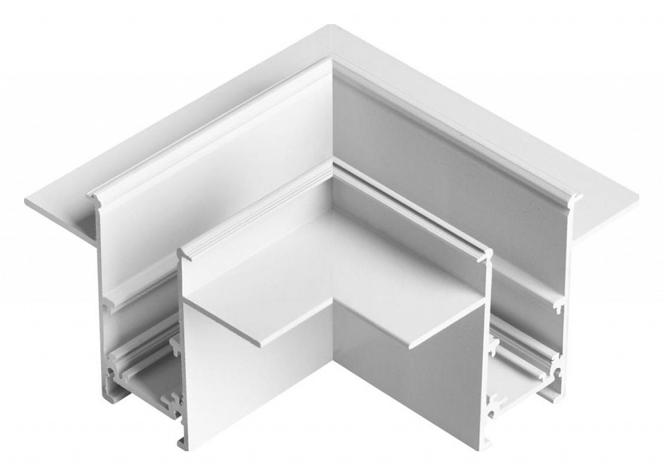 Соединитель угловой l-образный для треков встраиваемых novotech flum 135231