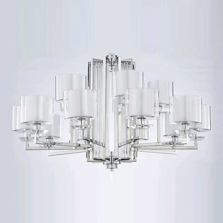 Подвесная люстра newport 4400 4410+5/c chrome