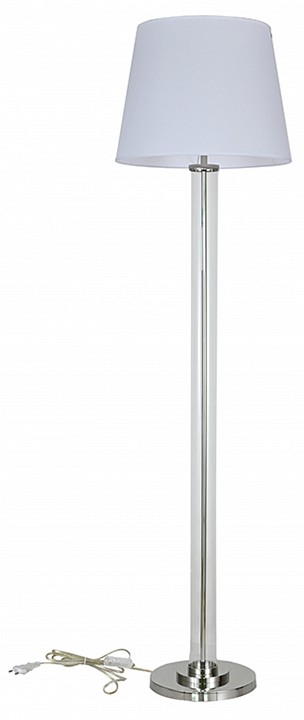 Торшер newport 3690 3691/fl nickel без абажура