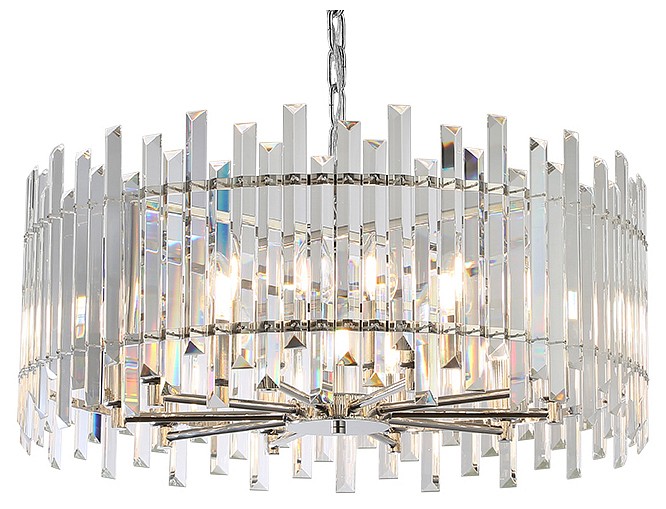 Подвесная люстра newport 8500 8510/c nickel