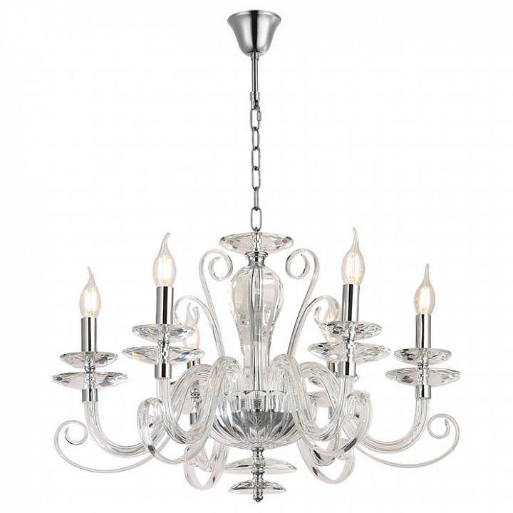 Подвесная люстра newport annabelle 8576/c chrome