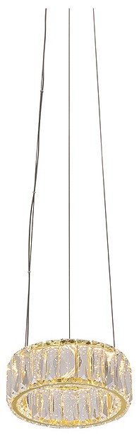 Подвесной светильник newport crystal 8242n/20 mat.gold