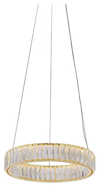 Подвесной светильник newport crystal 8242n/40 mat.gold