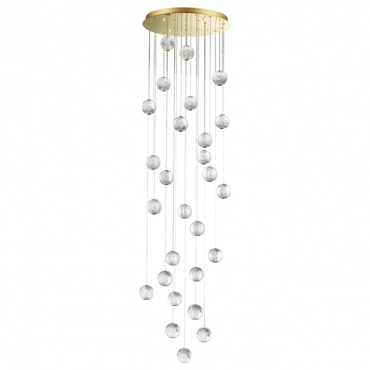 Накладной светильник odeon light crystal 1 5008/120l