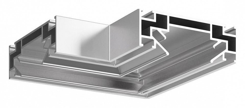 Соединитель угловой l-образный встраиваемый st-luce однофазная трековая система st001.199.00