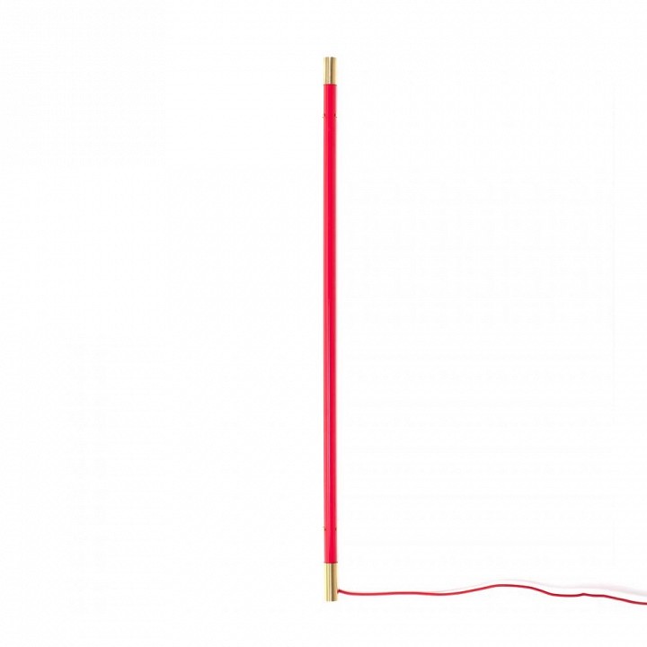 Накладной светильник seletti linea goldenends 06940 red