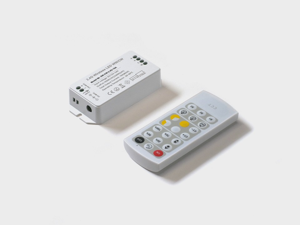 Контроллер-регулятор цвета rgbw с пультом ду swg 2, 4g sw-cw-2.4g-16a
