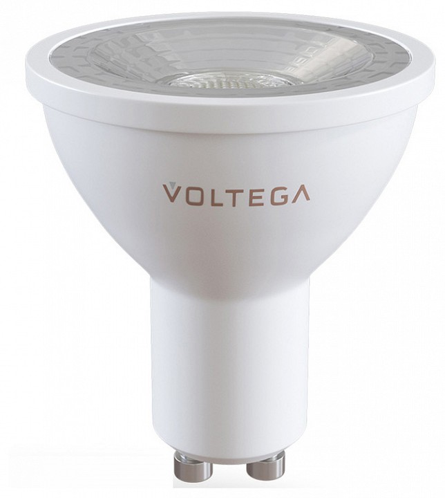 Лампа светодиодная voltega simple gu10 6вт 2700k 7250