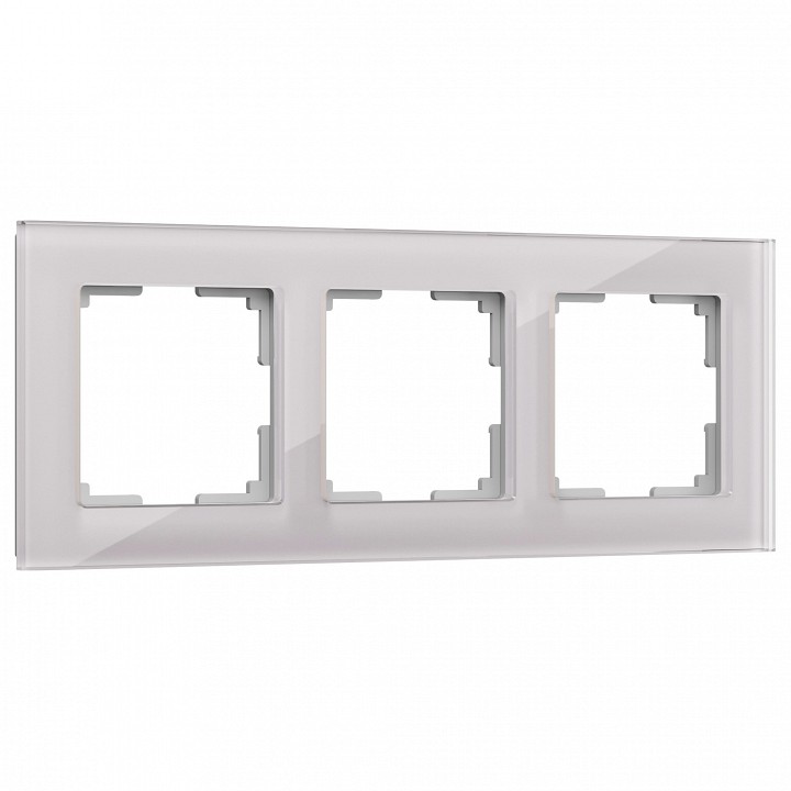 Рамка на 3 поста werkel favorit (дымчатый) w0031117