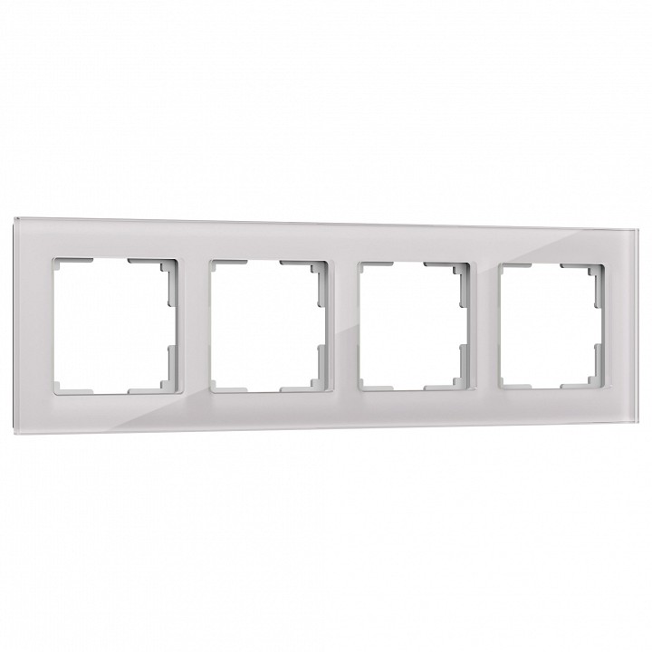 Рамка на 4 поста werkel favorit (дымчатый) w0041117