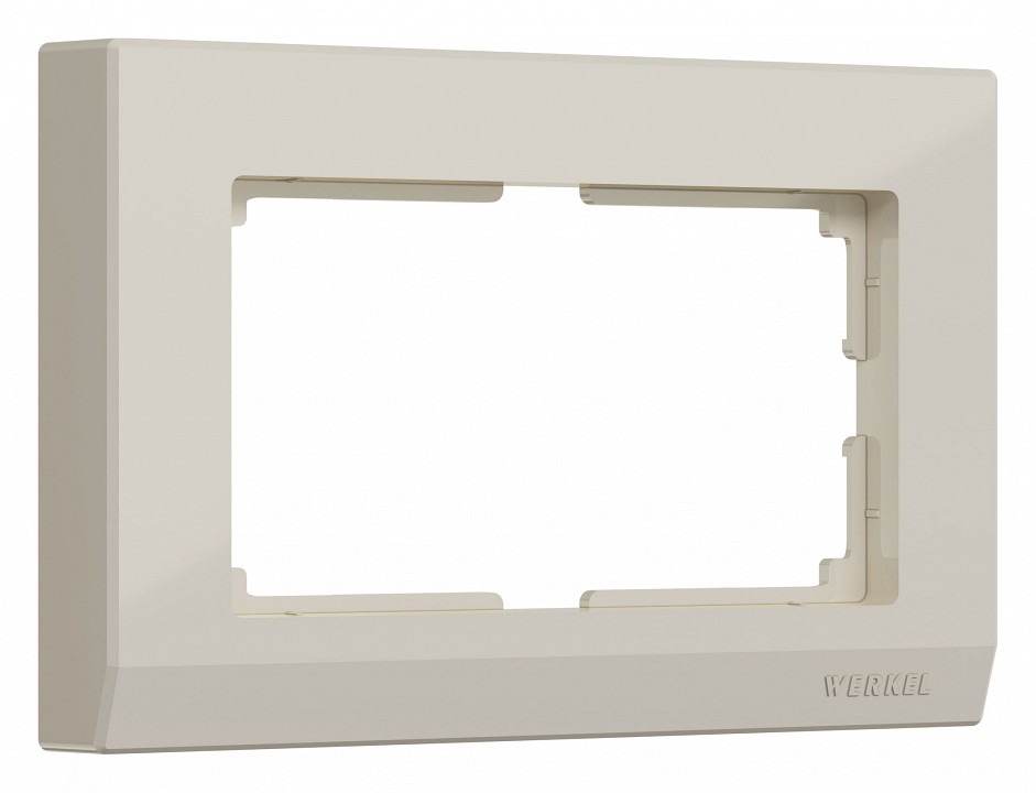 Рамка для двойной розетки werkel stark (слоновая кость) w0081803