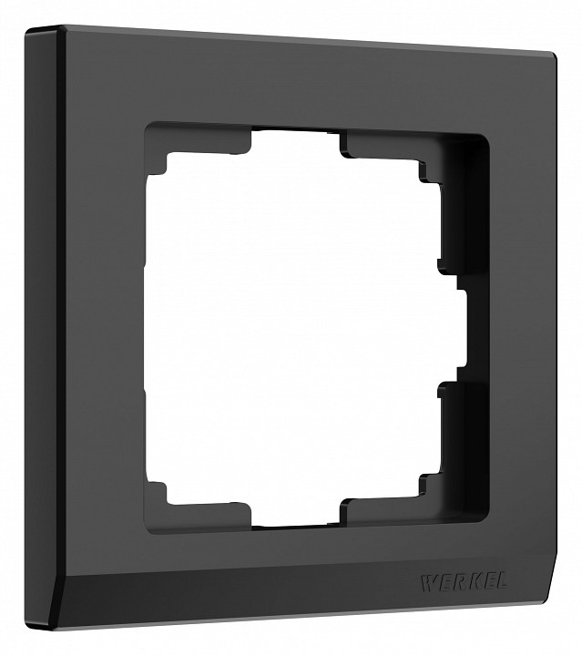 Рамка на 1 пост werkel stark (черный) w0011808
