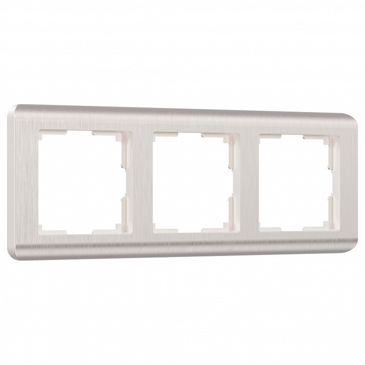 Рамка на 3 поста werkel stream (перламутровый) w0032113