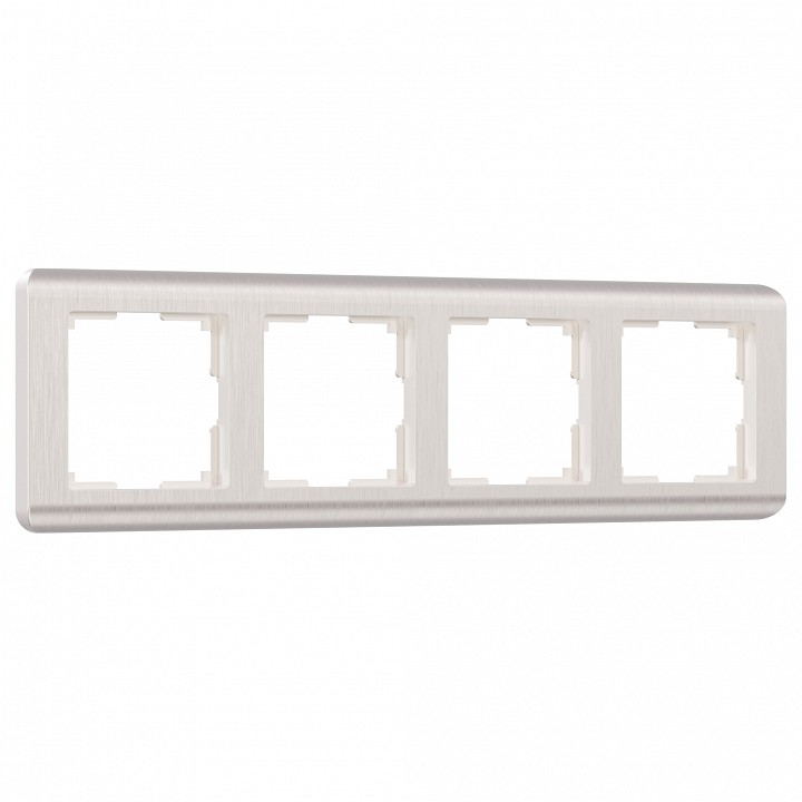 Рамка на 4 поста werkel stream (перламутровый) w0042113