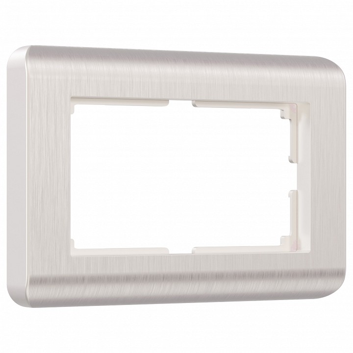 Рамка на 2 поста werkel stream (перламутровый) w0082113